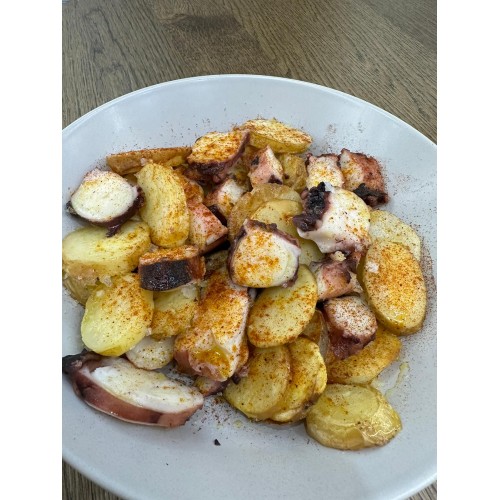 Mix Rondele calamar prefierte cu cartofi rumeniti 1Kg