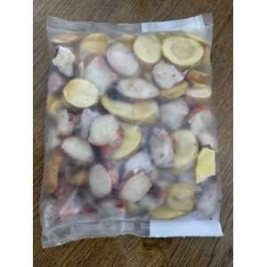 Mix Rondele calamar prefierte cu cartofi rumeniti 1Kg