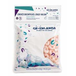 Creveti Vannamei decorticati prefierti 100/200 1Kg 